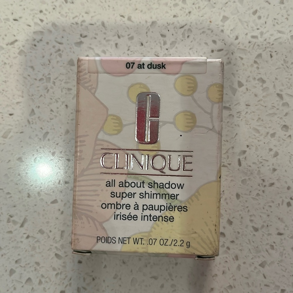 Clinique all about shadow super shimmer 07 at dusk